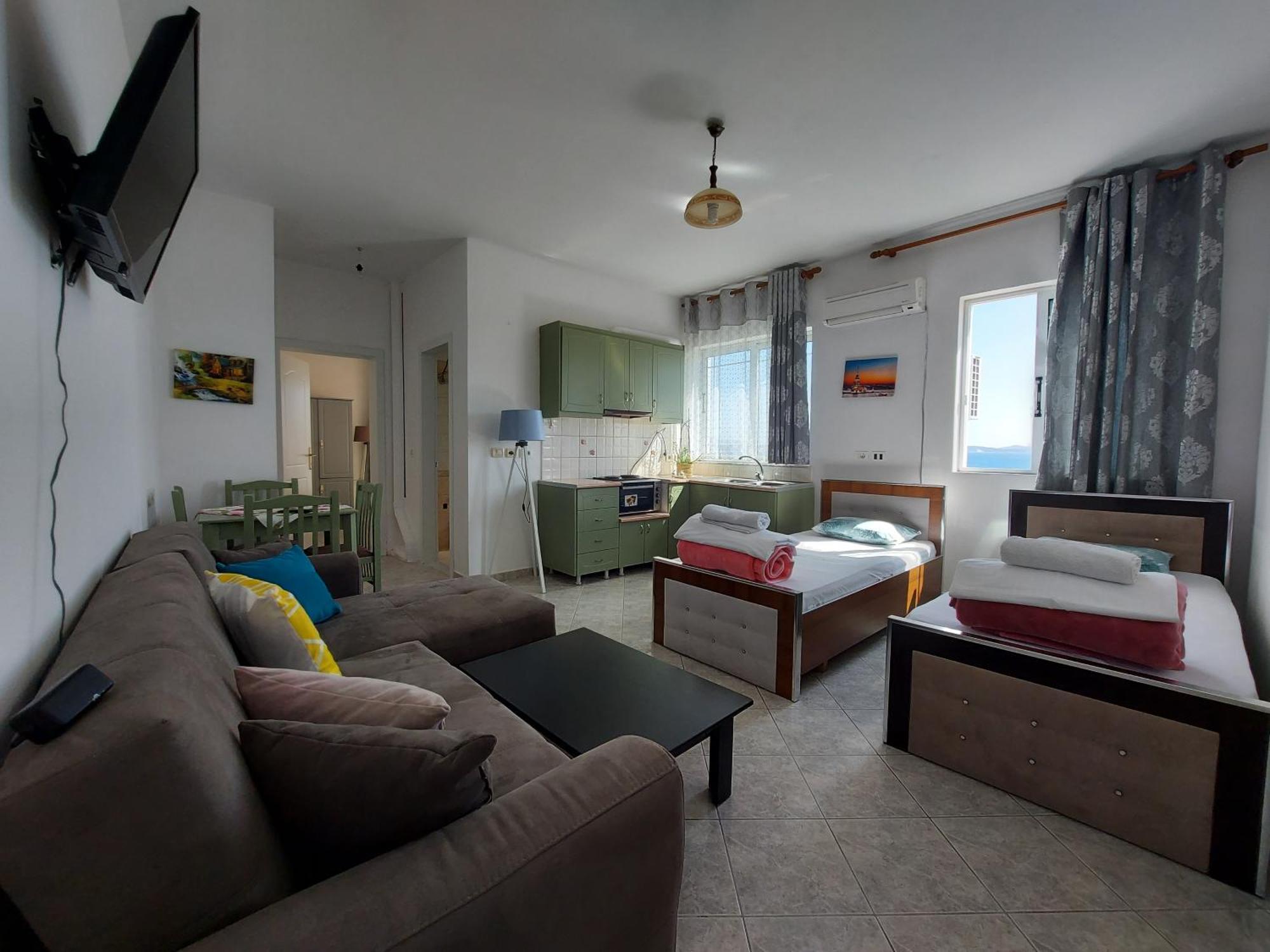 Vila Stupende Appartement Sarandë Kamer foto